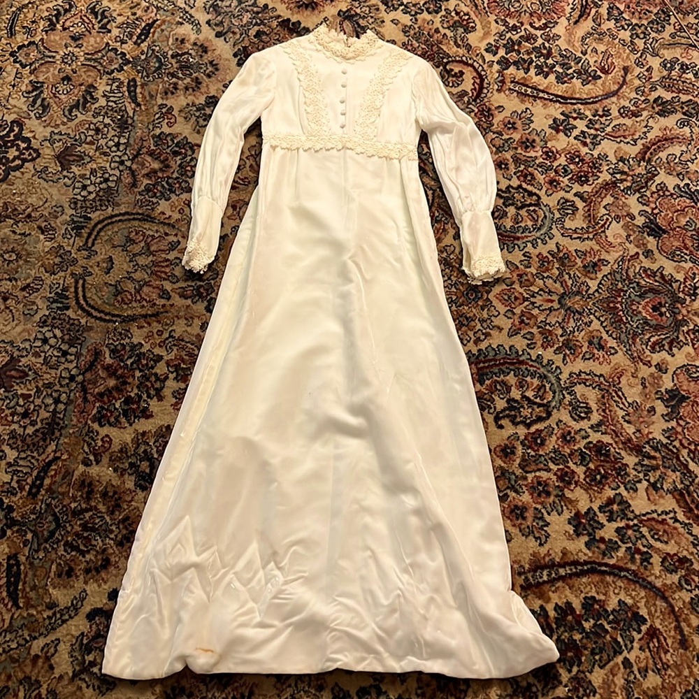 Gunne Sax style Vintage 1970’s velvet dress